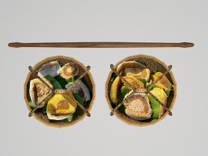 Avika Honey Vendor ver1 lowpoly 3D Model