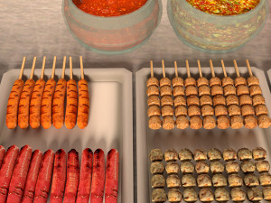 Avika Street Food Cart 3D Model