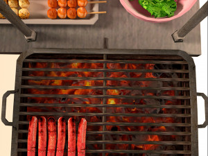 Avika Street Food Cart 3D Model