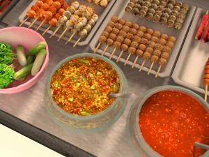 Avika Street Food Cart 3D Model