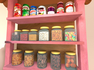 Avika Crepe Cart 3D Model