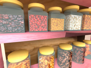 Avika Crepe Cart 3D Model