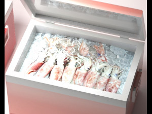 Avika Seafood Cooler Ver 1 3D Model