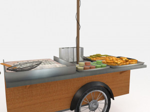 Avika Patongko Cart 3D Model