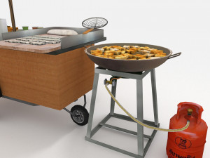 Avika Patongko Cart 3D Model