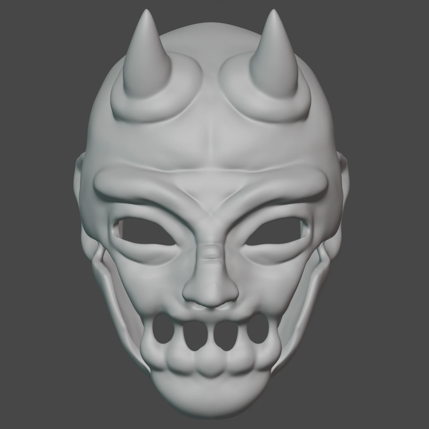 Demon 3D Print Model .c4d .max .obj .3ds .fbx .stl .blend