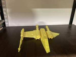Star Wars caza x-wing en Dagobah 3D-printmodel