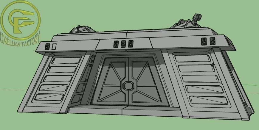 Star Wars Endor Bunker Diorama 3D Print Model .c4d .max .obj .3ds .fbx .stl .blend 