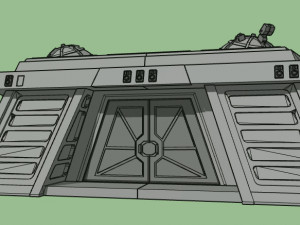 Star Wars Endor Bunker Diorama 3D-Druckmodell