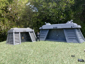 Star Wars Endor Bunker Diorama 3D Print Model