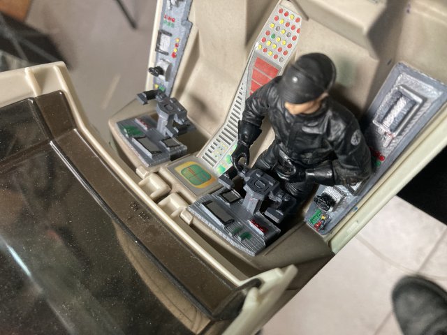 Star Wars Tydirium Cockpit Panels 3D-Druckmodell .c4d .max .obj .3ds .fbx .stl .blend 