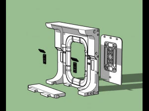 Pengaya Tantif IV Star Wars Model Cetak 3D