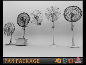 FAN PACKAGE 3D 模型