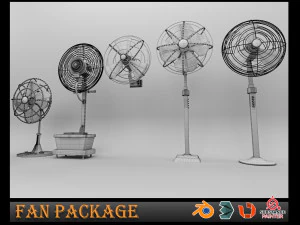 PAKET KIPAS Model 3D