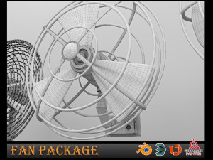 FAN PACKAGE 3D Model