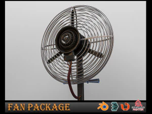 PACCHETTO VENTILATORE Modello 3D