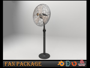 FAN PACKAGE 3D Model