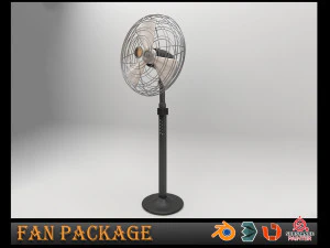PACCHETTO VENTILATORE Modello 3D
