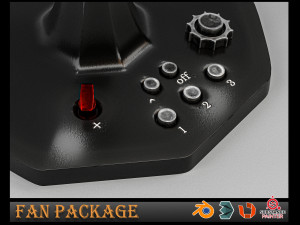 FAN PACKAGE 3D Model