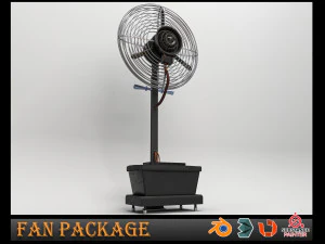 PACCHETTO VENTILATORE Modello 3D
