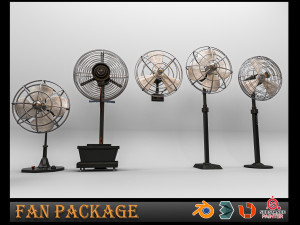 FAN PACKAGE 3D Model