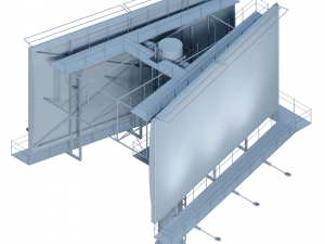 Billboard 3D Model
