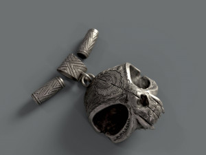 Skull pendant Modelo de impresión 3D