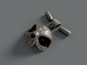 Skull pendant 3D Print Model