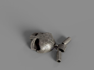 Pendant with an ornament 3D-printmodel