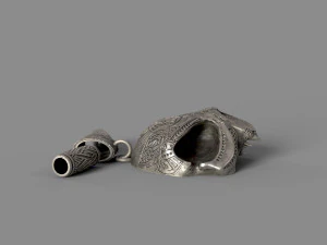 Pendant with an ornament 3D Print Model