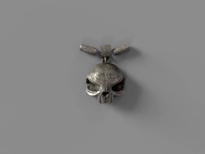 Pendant with an ornament 3D Print Model