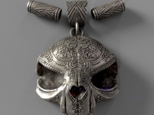Pendant with an ornament 3D Baskı Modeli