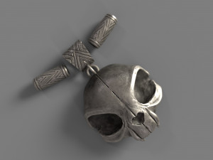 Skull 3D Baskı Modeli