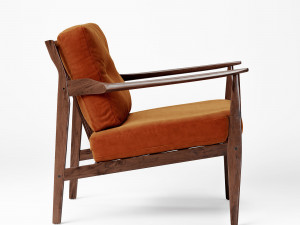 Undra Lounge Chair Model 3D