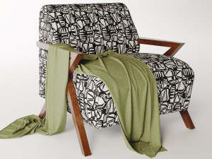 Weldon Accent Chair 3Dモデル