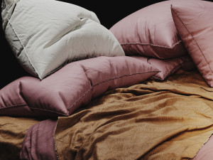 Flocca Linen Bedding 3D 模型