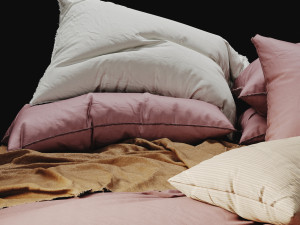Flocca Linen Bedding 3D 模型