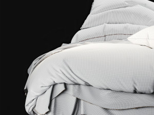 Flocca Linen Bedding 3D 模型