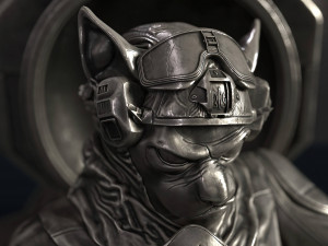 Captain cat - phone holder 3D Print Model