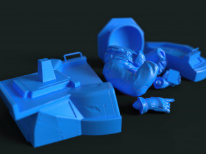 Captain cat - phone holder 3D Print Model