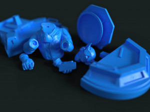 Captain cat - phone holder 3D Print Model