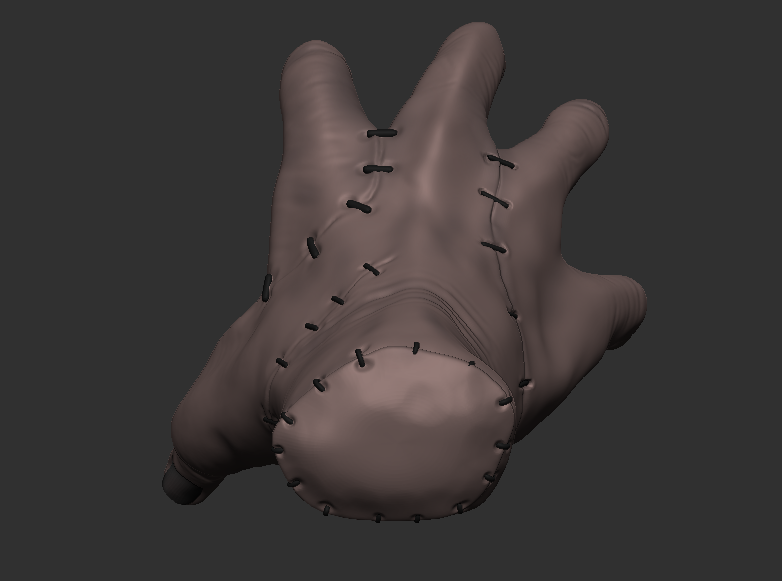 Wednesday - The Thing hand of the Addams family 3D model 3D
