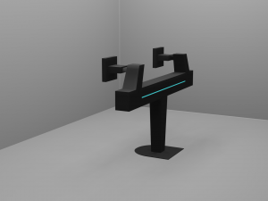 Dual Monitor Stand Model 3D