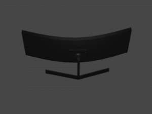 Curved Monitor Modello 3D