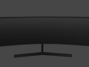 Curved Monitor Modello 3D