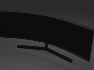 Curved Monitor Modello 3D