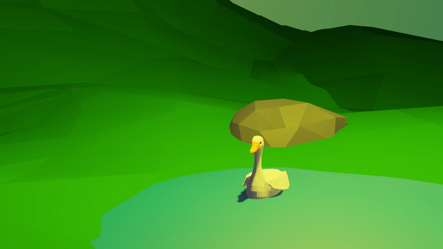 Goose low-poly 3D Model .c4d .max .obj .3ds .fbx .stl .blend 