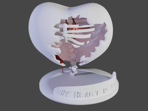 My heart is yours 3D Модель