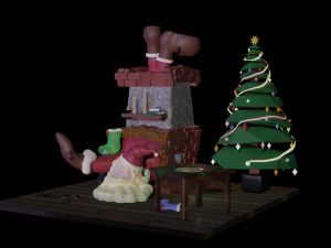 Babbo Natale Modello 3D