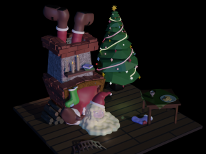 Santa Claus 3Dモデル